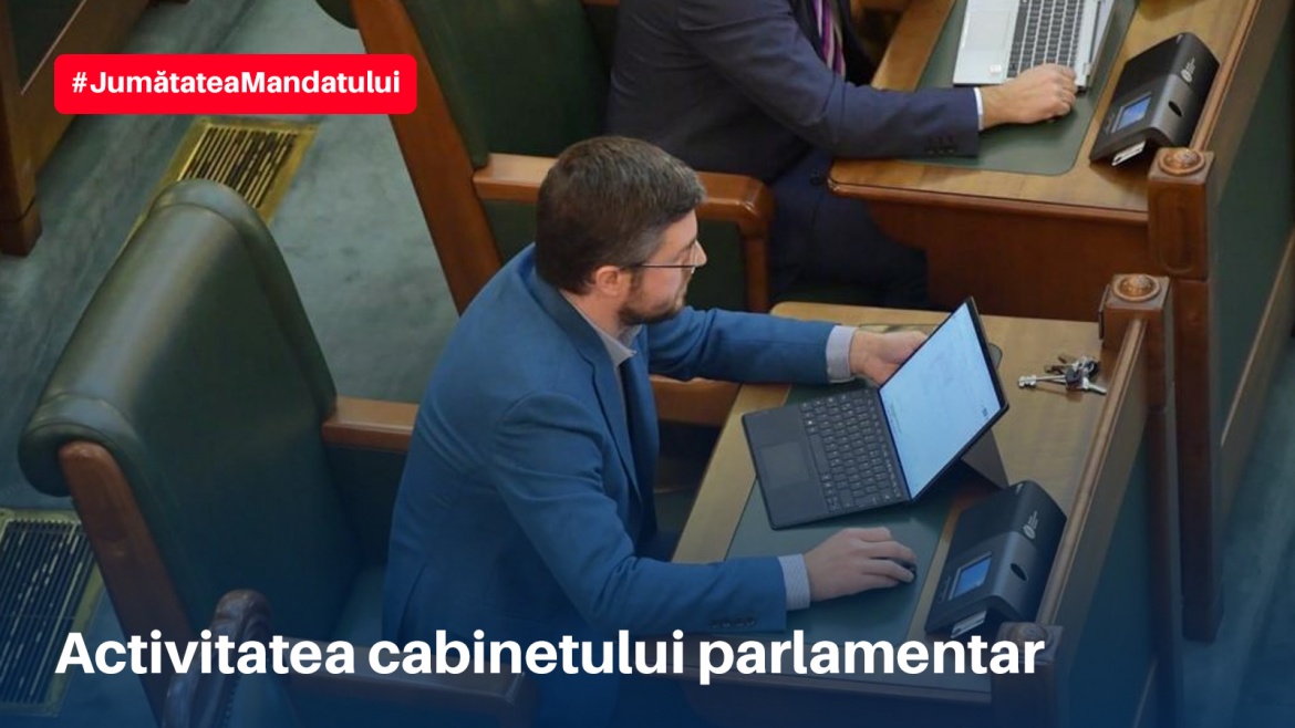 Activitatea continuă a cabinetului parlamentar – inițiative legislative